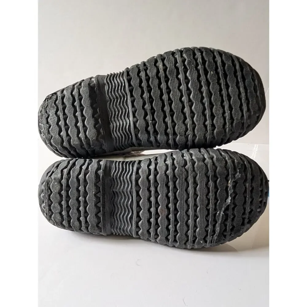 BOGS K Grasp Waterproof Rain Snow Boots Stripes Gray Stripes Youth‎ 6